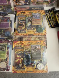 2014 Pokemon XY Flashfire, Phantom Forces, Team UP - 3 Pack Set | For Bywhatshot - Image 3