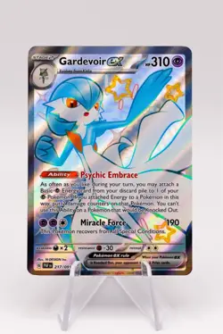 Pokemon TCG Paldean Fates Gardevoir EX 217/091 Shiny Ultra Rare NM-MT - Image 1