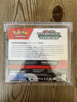 Pokemon Scarlet and Violet Temporal Forces Booster Box + Acrylic Case - Image 2