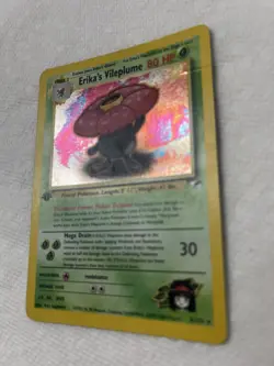 🍄 Erika's Vileplume 1st Edition 005/132 Gym Heroes Holo Pokemon TCG - Image 2