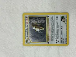 Pokemon TCG Giovanni's Persian 8/132 Gym Challenge Holo Rare 1st Edition - Image 1
