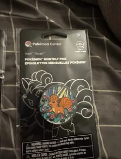 Pokemon Center Vulpix 2025 Monthly Pins Habitat Pin (3 of 12) Factory Sealed NEW - Image 1