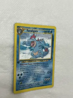 Feraligatr 5/111 1st Edition Holo Rare Neo Genesis Pokemon TCG - Image 3