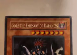 yugioh! English Secret Rare Limited Gorz the Emissary of Darkness #DLG1-EN000 - Image 2