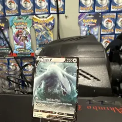 Pokemon Card Lugia V 138/195 Sword & Shield Silver Tempest NM - Image 5