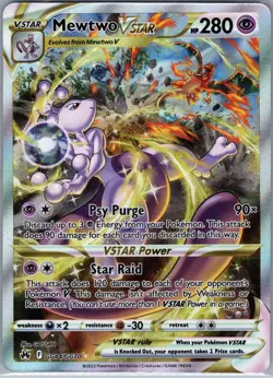 Mewtwo VSTAR GG44/GG70 - Crown Zenith - Pokemon Card - NM - Image 1