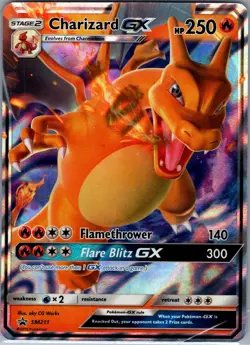 Charizard GX SM211 - Hidden Fates Black Star Promo - Pokemon Card - NM - Image 1