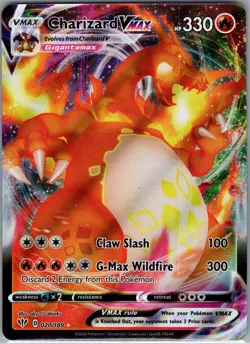 Charizard VMAX 020/189 - Darkness Ablaze - Pokemon Card - NM - Image 1