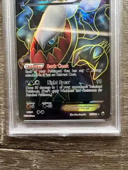 Pokemon TCG Darkrai-EX Dark Explorers Full Art Ultra Rare PSA 7 - Image 4