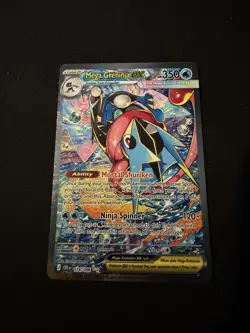 Pokemon TCG Mega Greninja EX 116/086 sir chaos rising potential 10 grading - Image 1