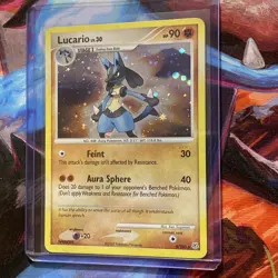 Pokemon TCG Lucario Diamond & Pearl #6/130 Holo Rare Nm/LP 🔥🔥🔥🔥🔥 - Image 4