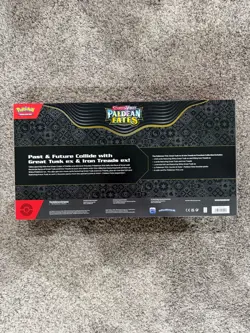 Pokemon TCG PALDEAN FATES Great Tusk Iron Treads Ex Premium Collection - NEW - Image 1