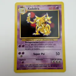 Pokemon TCG Base Set Kadabra 32/102 Vintage WOTC NM / LP - Image 1