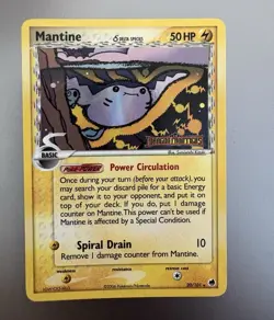 Pokemon Mantine (Delta Species) 20/101 Dragon Frontiers Rare Reverse Holo 50 HP… - Image 1