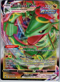 Rayquaza VMAX 102/159 - Crown Zenith - Pokemon Card - NM - Image 1