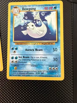 Pokemon TCG Dewgong Base Set 1999 25/102 NM - VLP - Image 1