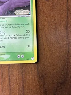 Pokemon TCG Muk Legend Maker Reverse Holo Rare 11/92 LP - Image 5