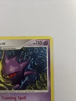 Pokemon TCG Gengar 18/100 English Non-Holo Rare Diamond & Pearl Stormfront - Image 2