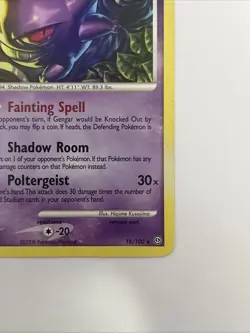 Pokemon TCG Gengar 18/100 English Non-Holo Rare Diamond & Pearl Stormfront - Image 3