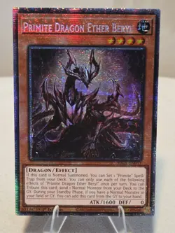 Yugioh Primite Dragon Ether Beryl (Starlight Rare) RA05-EN033 1st Edition - Image 1