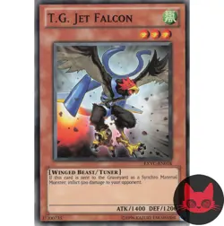 Yugioh T.G. Jet Falcon EXVC-EN018 Common NM - Image 1