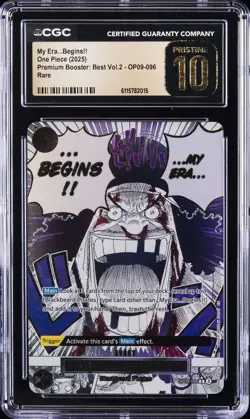 2025 ONE PIECE #OP09-096 MY ERA...BEGINS!! CGC 10 PRISTINE - Image 1