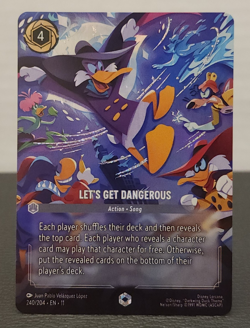 Disney Lorcana Winterspell - Let's Get Dangerous (Enchanted) 240/204 - Image 1