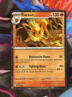 SV: Scarlet & Violet Promo Cards #167 Flareon Cosmos Holo - Image 1