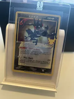 Pokemon TCG Greninja Gold Star SWSH144 25th Anniversary Celebrations Promo Card - Image 1
