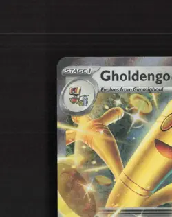 Gholdengo ex 139/182 Paradox Rift Ultra Rare Holo Pokemon Card NM - Image 3