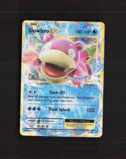 Slowbro EX 26/108 Evolutions Ultra Rare Holo Pokemon Card DMG - Image 1
