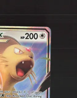 Persian GX 149/214 Unbroken Bonds Ultra Rare Holo Pokemon Card DMG - Image 4