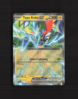 Tapu Koko ex 051/159 Journey Together Ultra Rare Holo Pokemon Card NM - Image 1