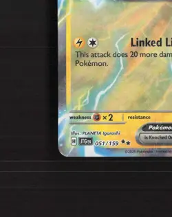 Tapu Koko ex 051/159 Journey Together Ultra Rare Holo Pokemon Card NM - Image 5