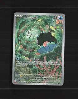 Clamperl 195/182 Destined Rivals Full Art Ultra Rare Holo Pokemon Card NM - Image 1