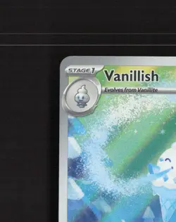 Vanillish 112/086 White Flare Full Art Ultra Rare Holo Pokemon Card NM - Image 3