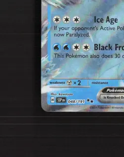 Black Kyurem ex 048/191 Surging Sparks Ultra Rare Holo Pokemon Card NM - Image 5