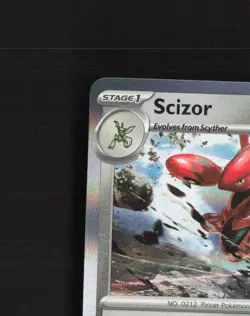 Scizor 141/197 Obsidian Flames Rare Holo Pokemon Card NM - Image 3
