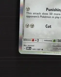 Scizor 141/197 Obsidian Flames Rare Holo Pokemon Card NM - Image 5