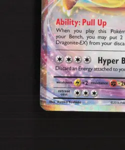 Dragonite EX 72/108 Evolutions Ultra Rare Holo Pokemon Card MP - Image 5