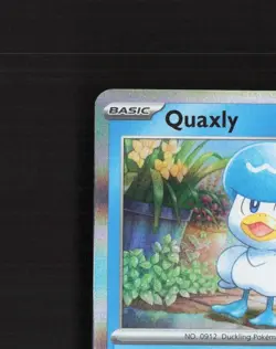 Quaxly 003 Scarlet & Violet Black Star Promo Holo Pokemon Card NM - Image 3