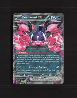 Pecharunt ex 039/064 Shrouded Fable Ultra Rare Holo Pokemon Card NM - Image 1