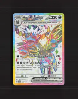 Hydreigon ex 223/191 Surging Sparks Ultra Rare Holo Pokemon Card LP+ - Image 1