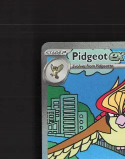Pidgeot ex 225/197 Obsidian Flames Full Art Ultra Rare Holo Pokemon Card NM - Image 3