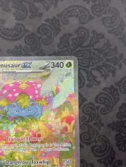Pokemon TCG Venusaur EX Special Illustration Card 198/165 Scarlet & Violet 151 - Image 3