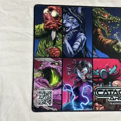 Cataclysm Arcade Rubber Playmat Mousepad 14x24 Trading Card Game ACD Expo NEW - Image 2