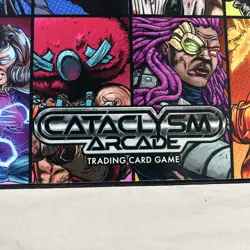 Cataclysm Arcade Rubber Playmat Mousepad 14x24 Trading Card Game ACD Expo NEW - Image 3