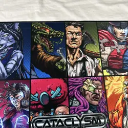 Cataclysm Arcade Rubber Playmat Mousepad 14x24 Trading Card Game ACD Expo NEW - Image 4