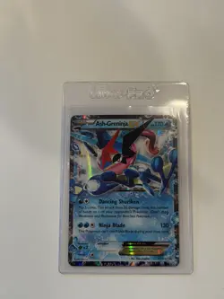 Pokemon Ash-Greninja-EX card from the XY133 Black Star Promo set. - Image 1