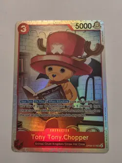 Bandai Tony Tony.Chopper OP08-007 SR Alt Art Foil Character Card (5000 Power) - Image 1